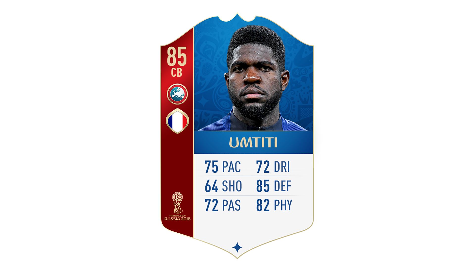 FIFA 18 World Cup France Umtiti