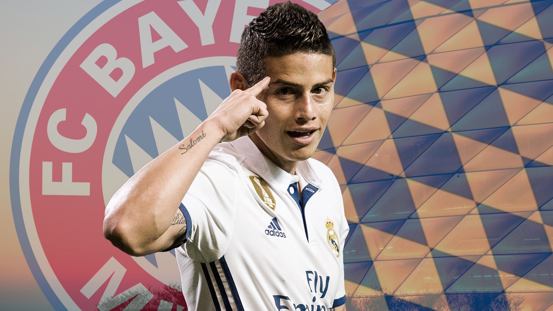 GFX James Rodriguez Bayern 11072017