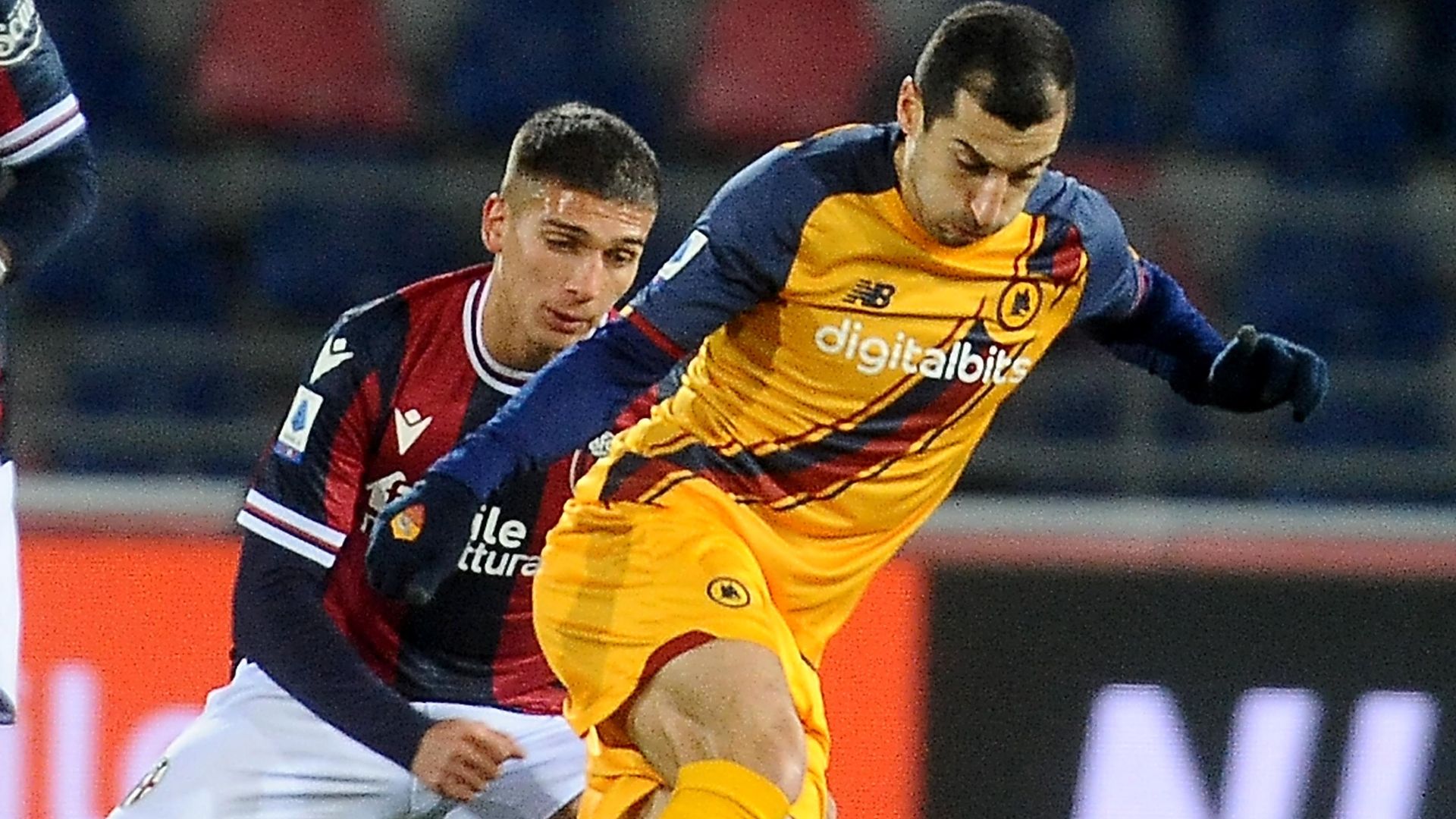 Mkhitaryan Bologna Roma Serie A