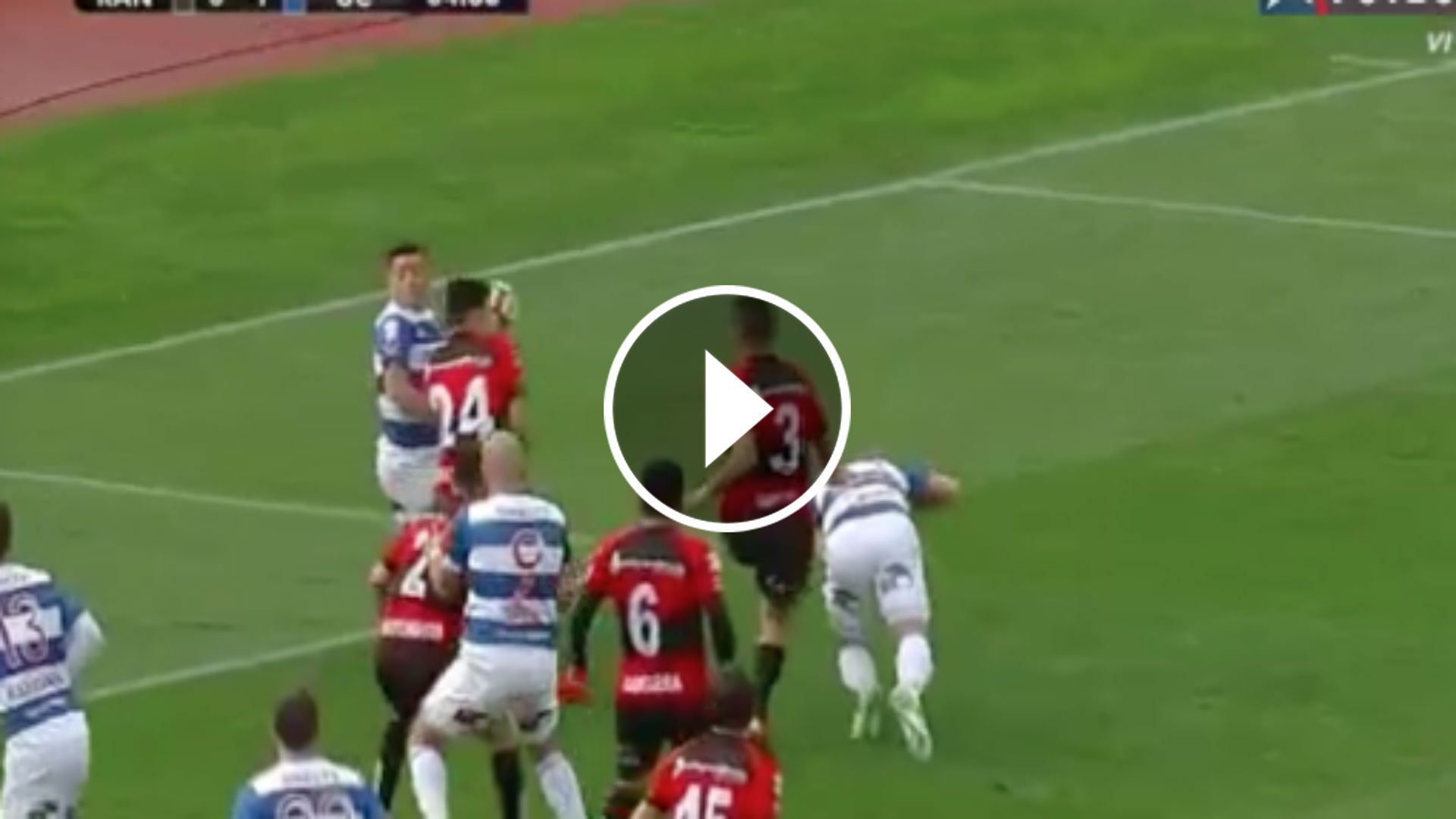 Gol Germán Lanaro Rangers Universidad Católica 090717