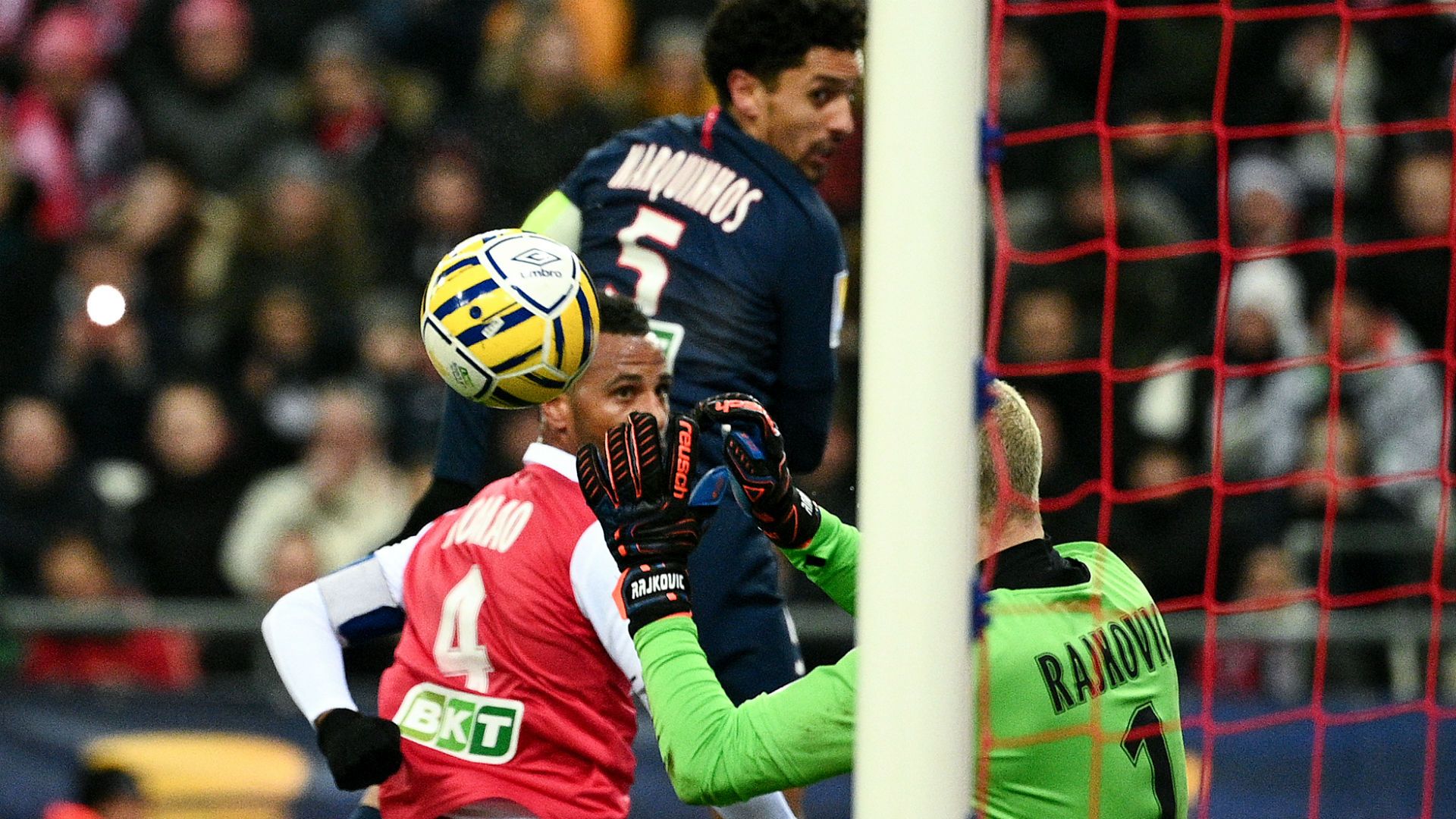 Marquinhos Alaixys Romao Reims PSG Coupe de la Ligue 22012020
