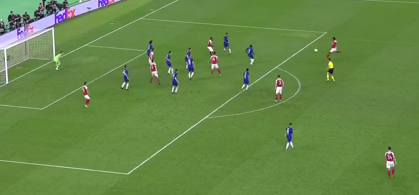 Alex Iwobi Chelsea Arsenal Europa League 2019