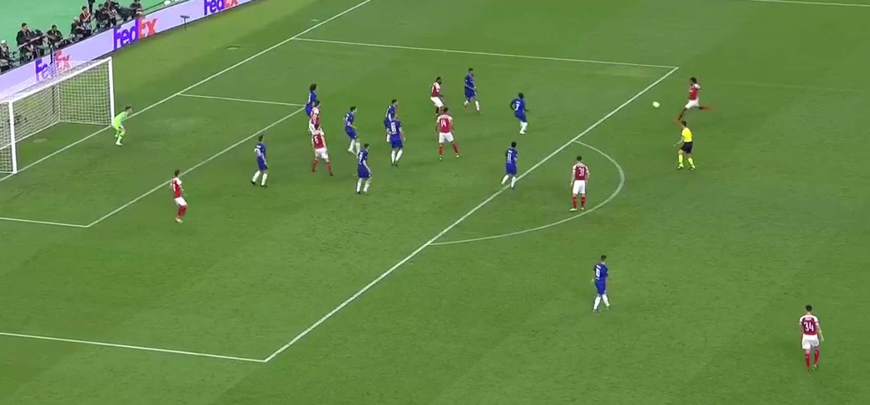 Alex Iwobi Chelsea Arsenal Europa League 2019