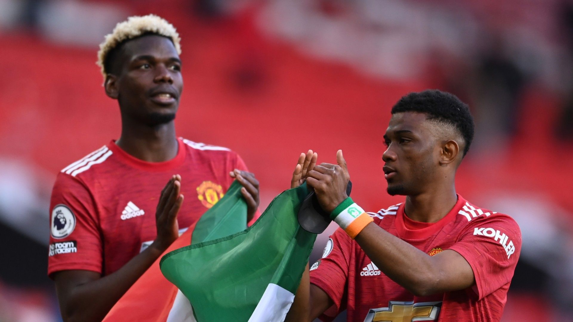 Amad Diallo, Paul Pogba