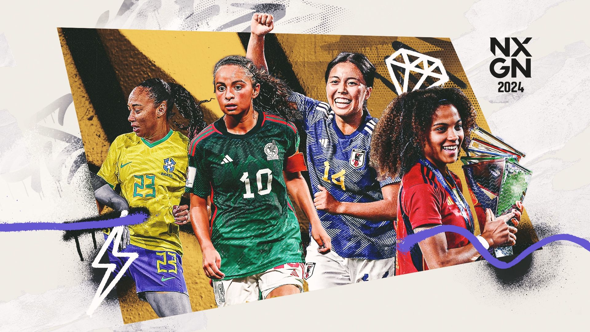 NXGN 2024】女子サッカー有望若手TOP25｜なでしこジャパンから