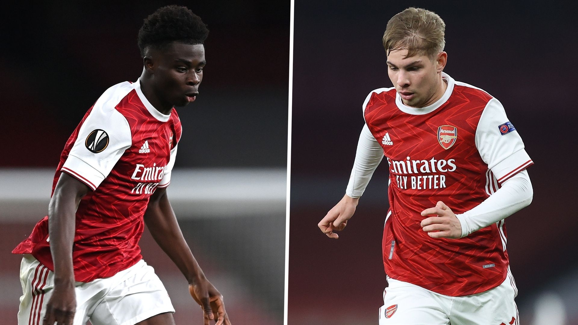 Bukayo Saka Emile Smith Rowe