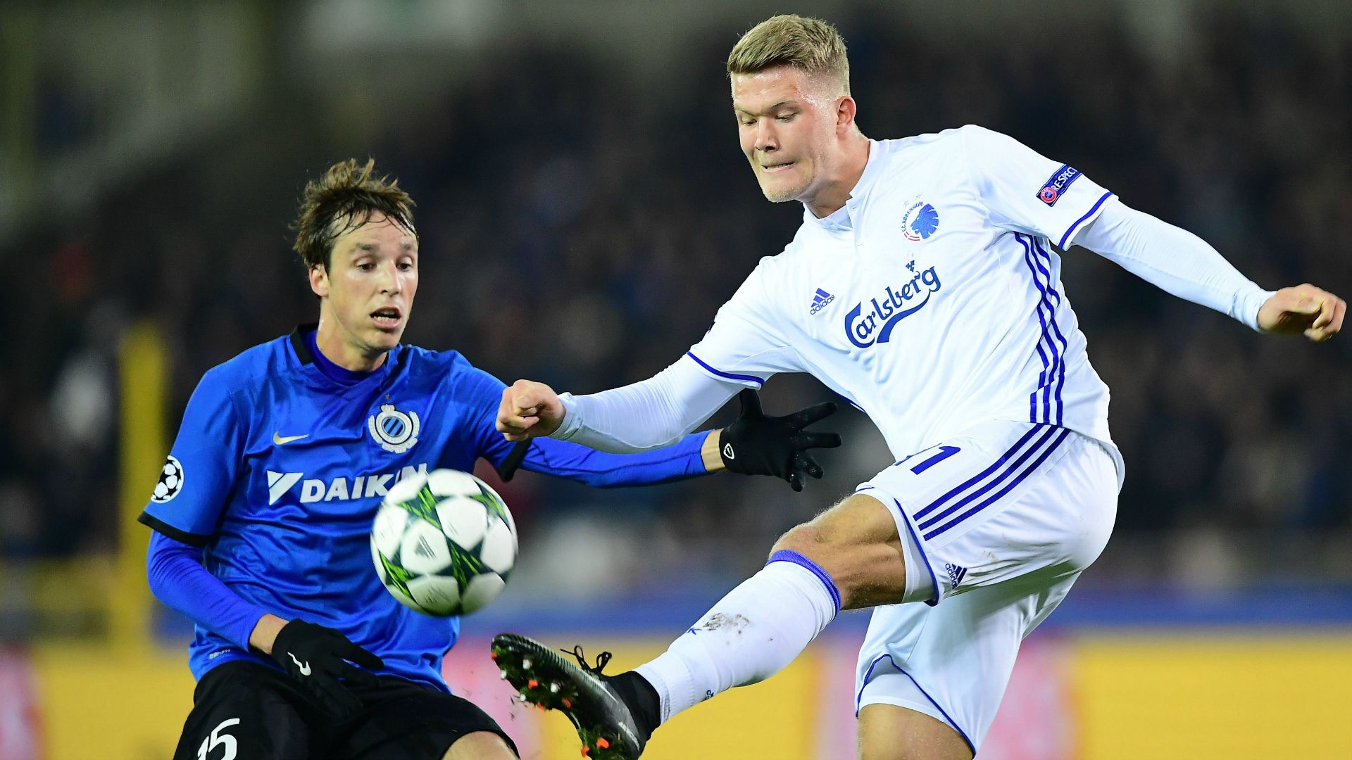 Tomas Pina Andreas Cornelius Club Brugge Copenhagen UEFA Champions League 12072016