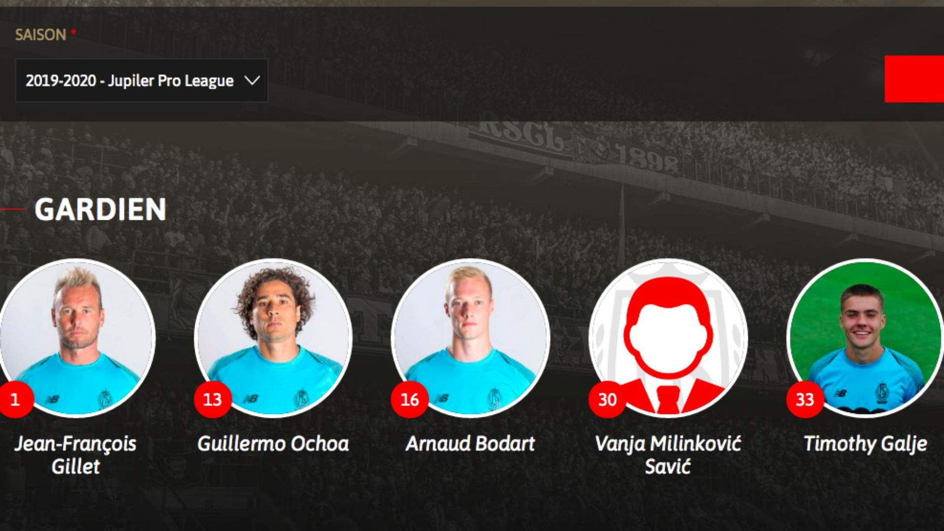 Memo Ochoa Standard de Lieja