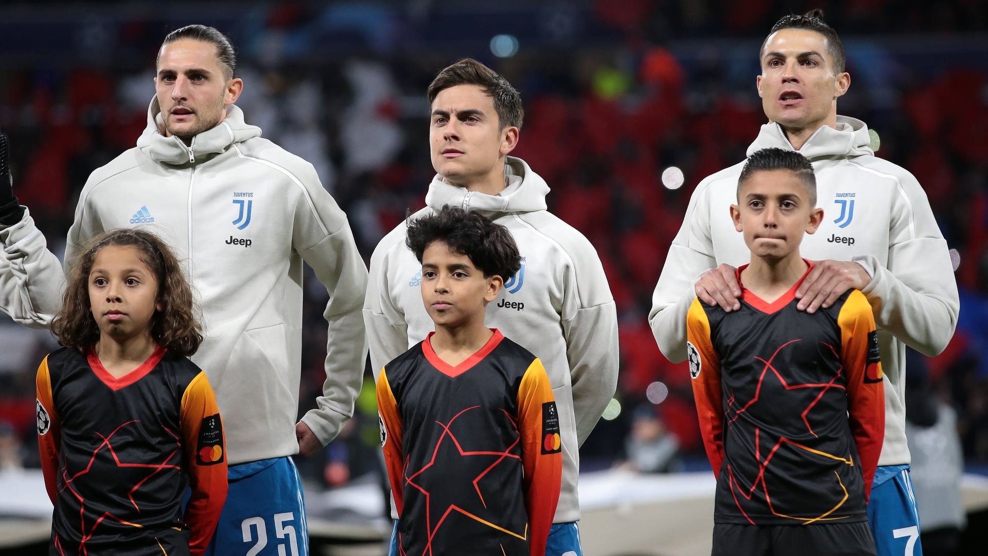 ONLY GERMANY Cristiano Ronaldo Paulo Dybala Adrien Rabiot Juventus Champions League 2020