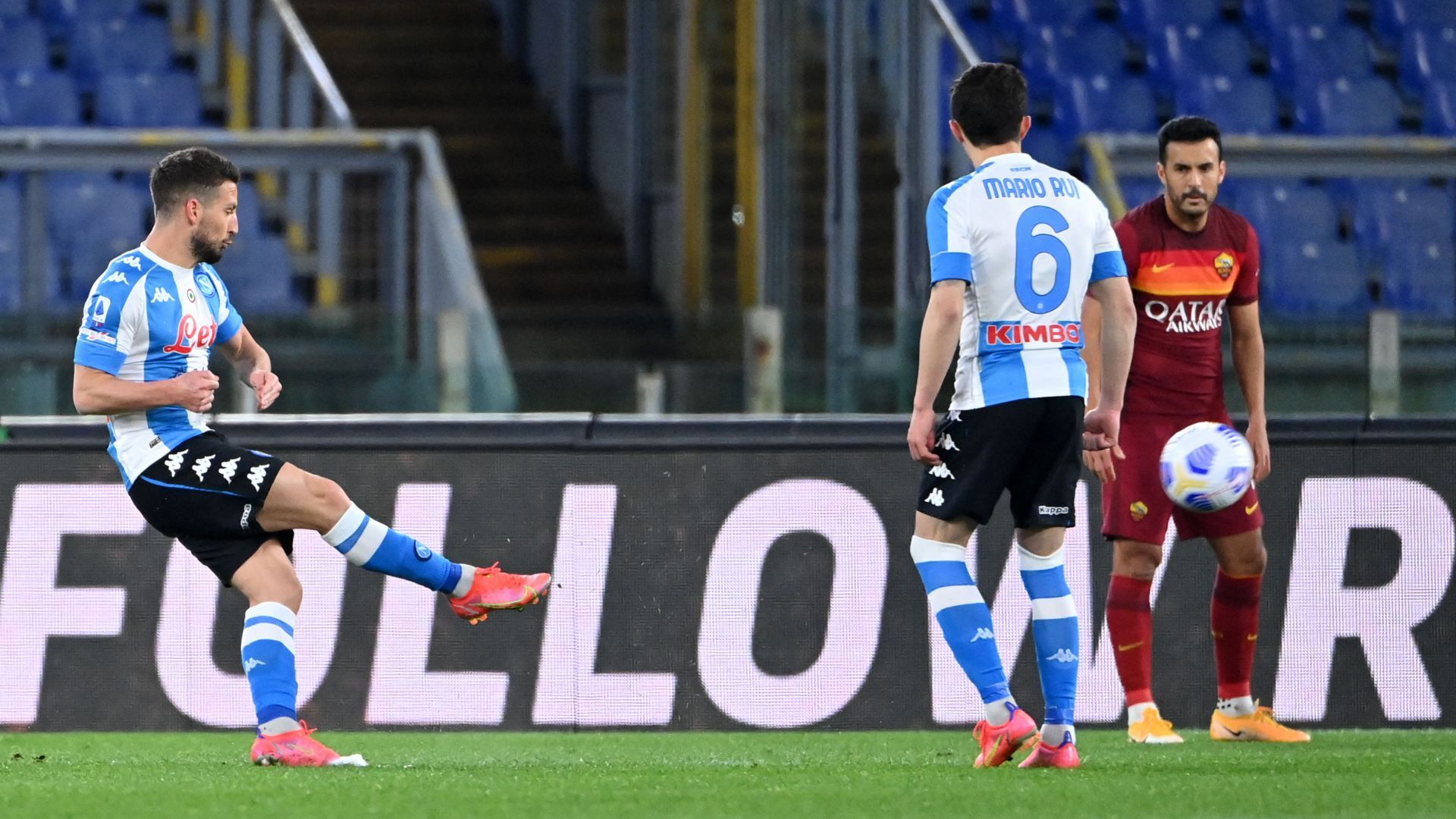 Dries Mertens Roma Napoli Serie A