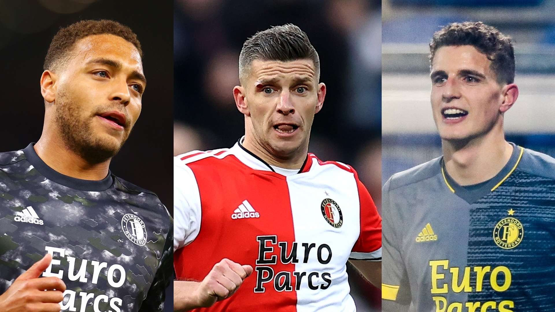 Cyriel Dessers&Bryan Linssen&Guus Til_Feyenoord