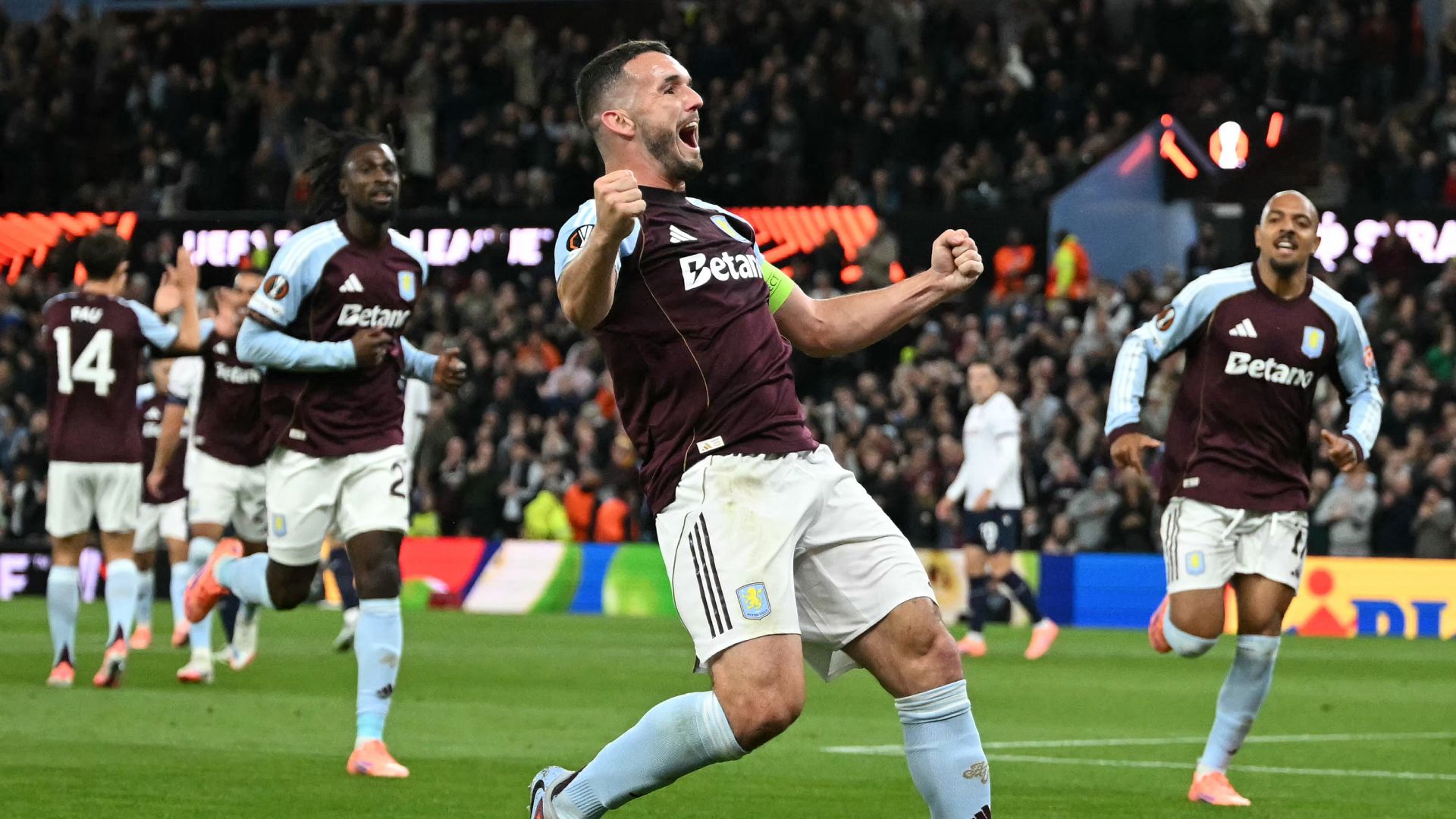 mcginn aston villa bologna europa league 25 settembre 2025