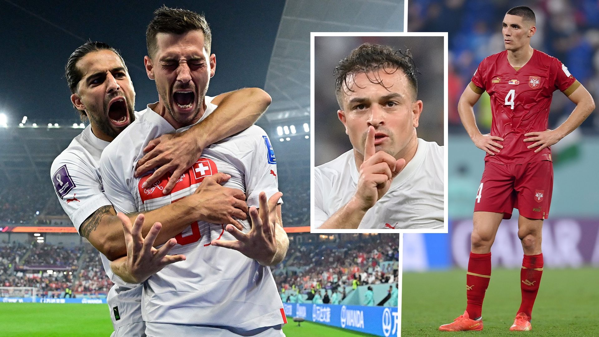 Switzerland Serbia World Cup