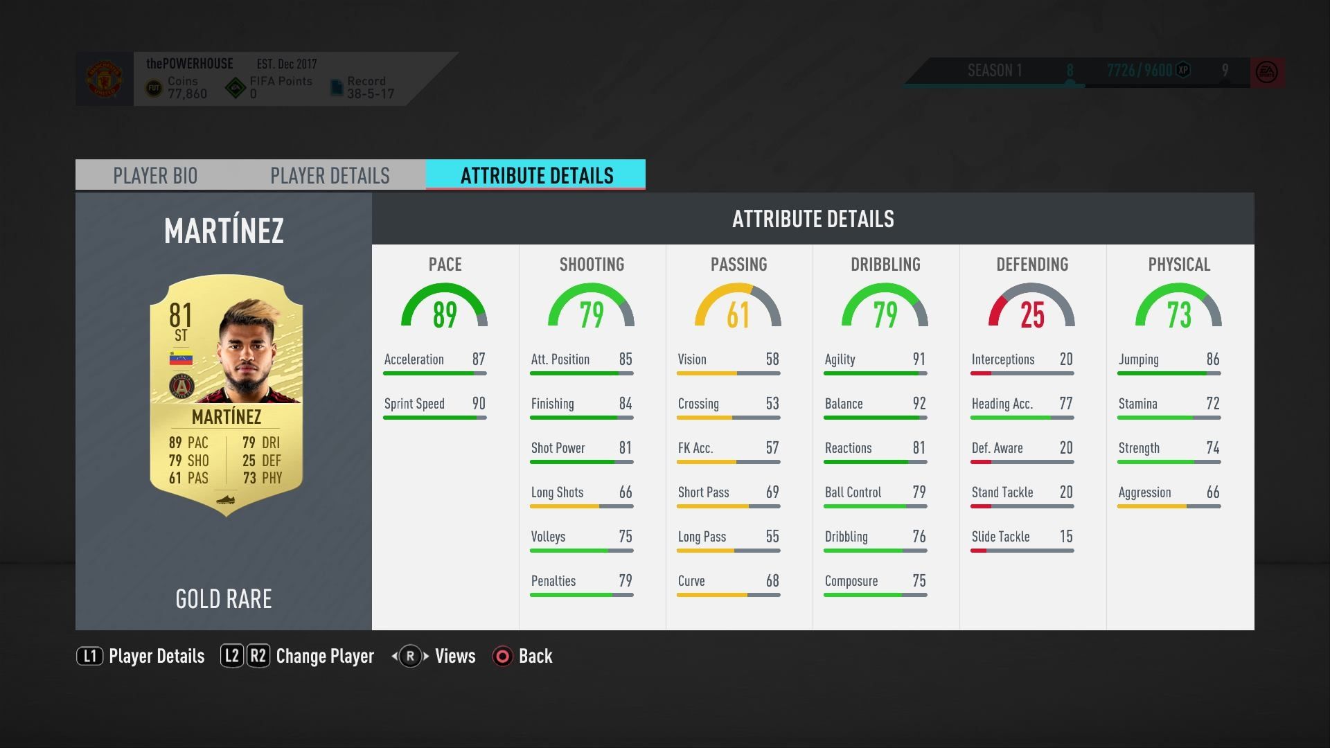 Martinez FUT FIFA 20