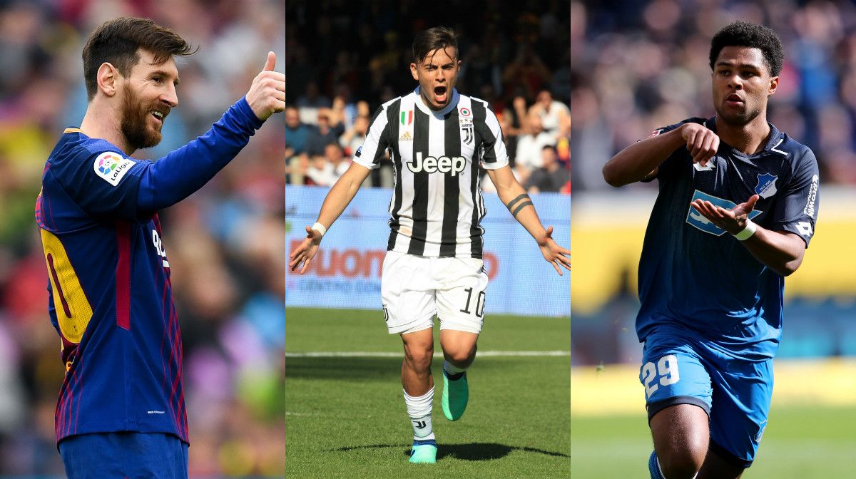 collage Messi Dybala Gnabry