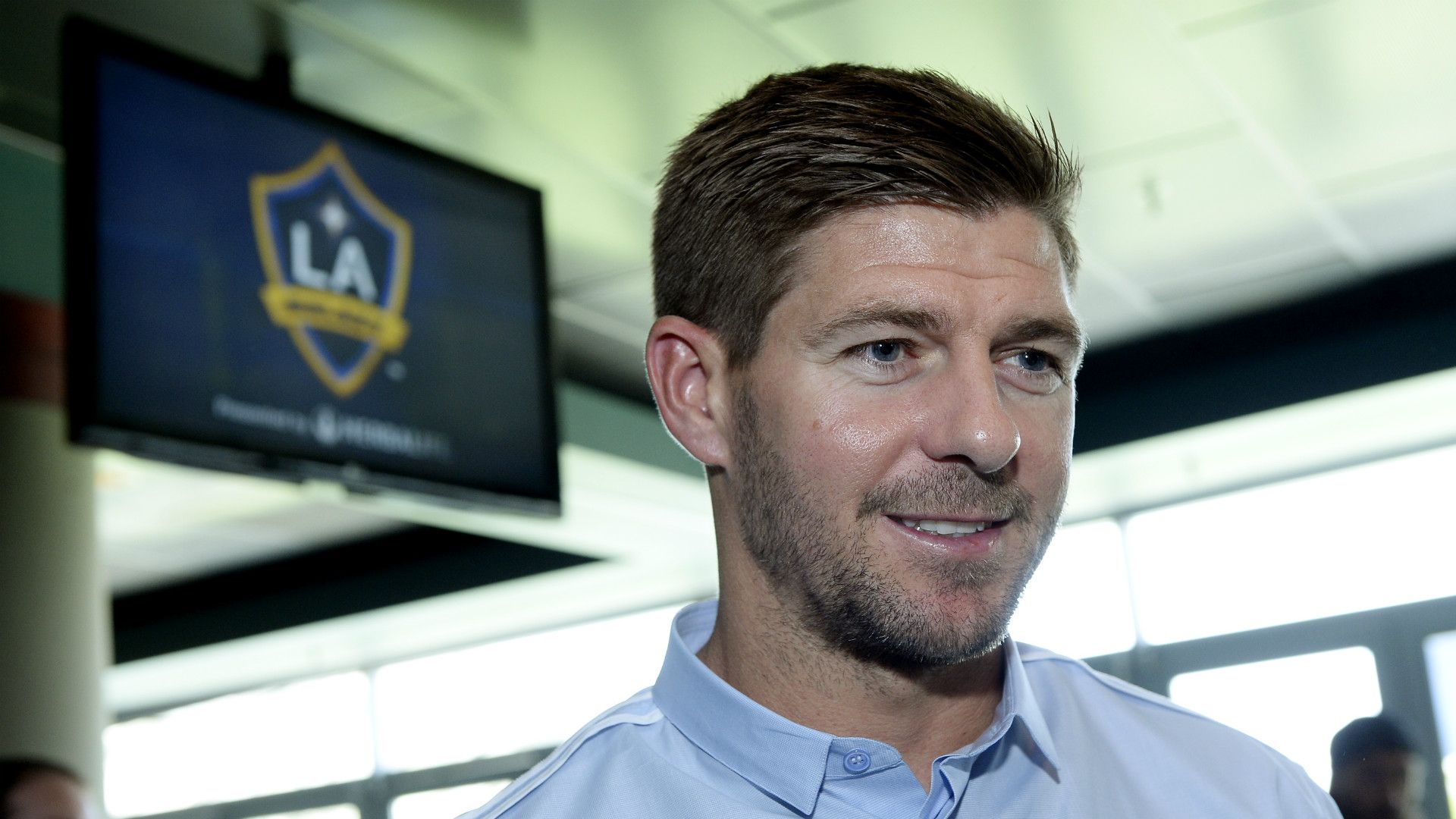 Steven Gerrard LA Galaxy unveiling 07072015