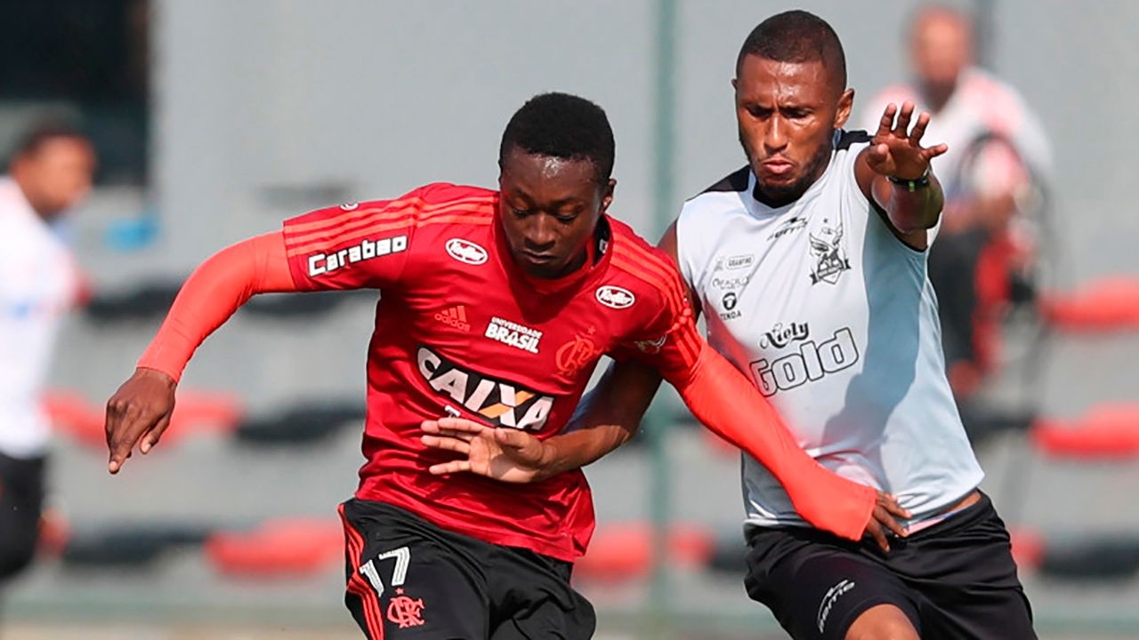 Marlos Moreno Flamengo treino 07072018