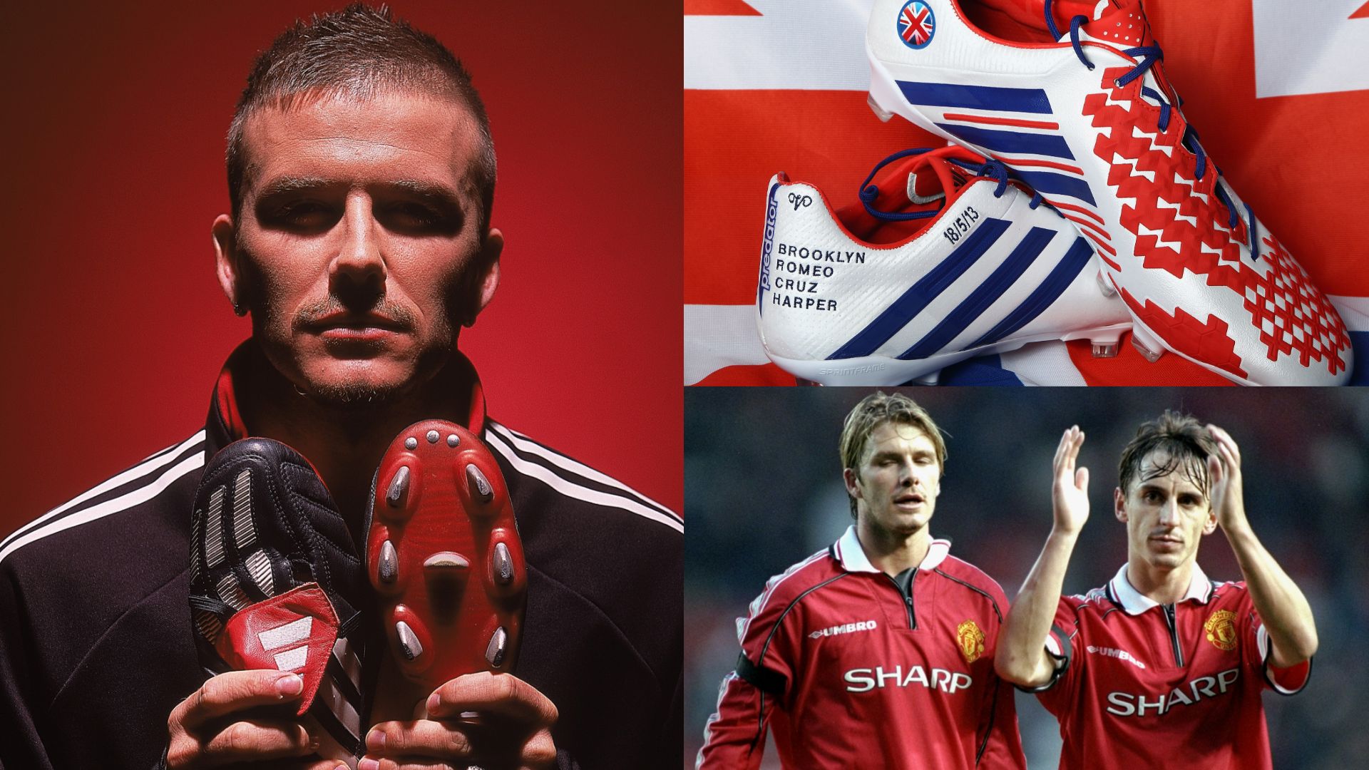 David Beckham adidas Gary Neville