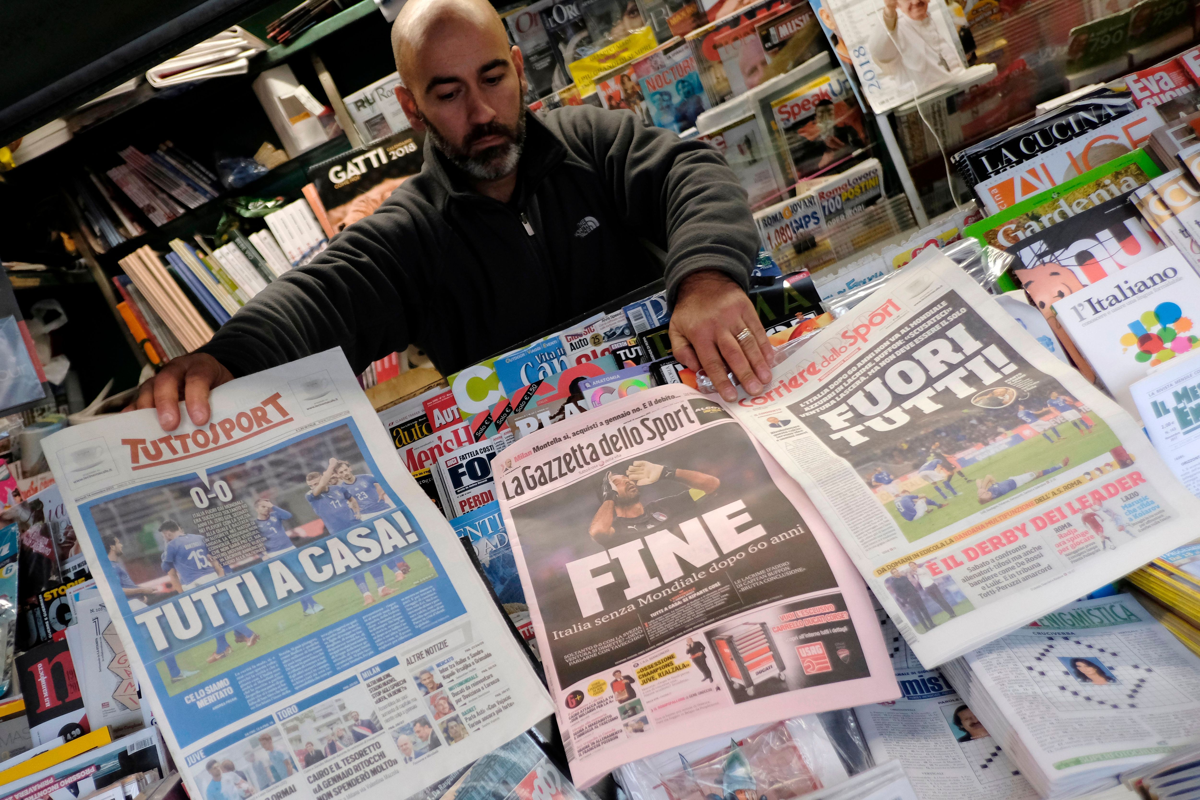 Quotidiani Italia Svezia