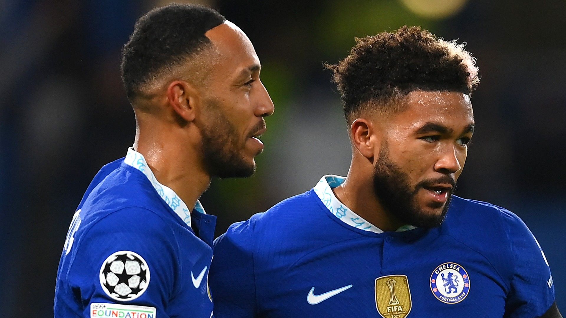 Pierre-Emerick Aubameyang Reece James Chelsea 2022-23 Champions League