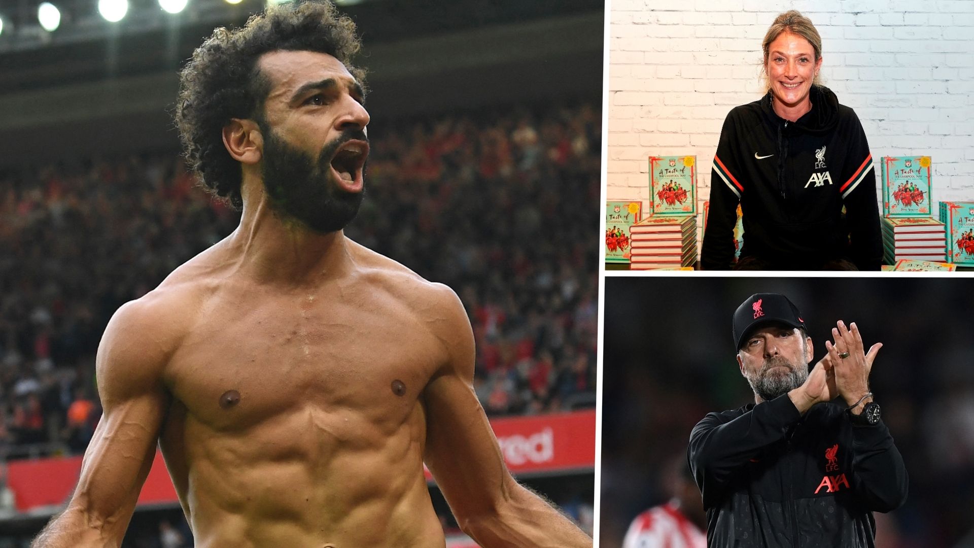 Mo Salah Mona Nemmer Jurgen Klopp 2021