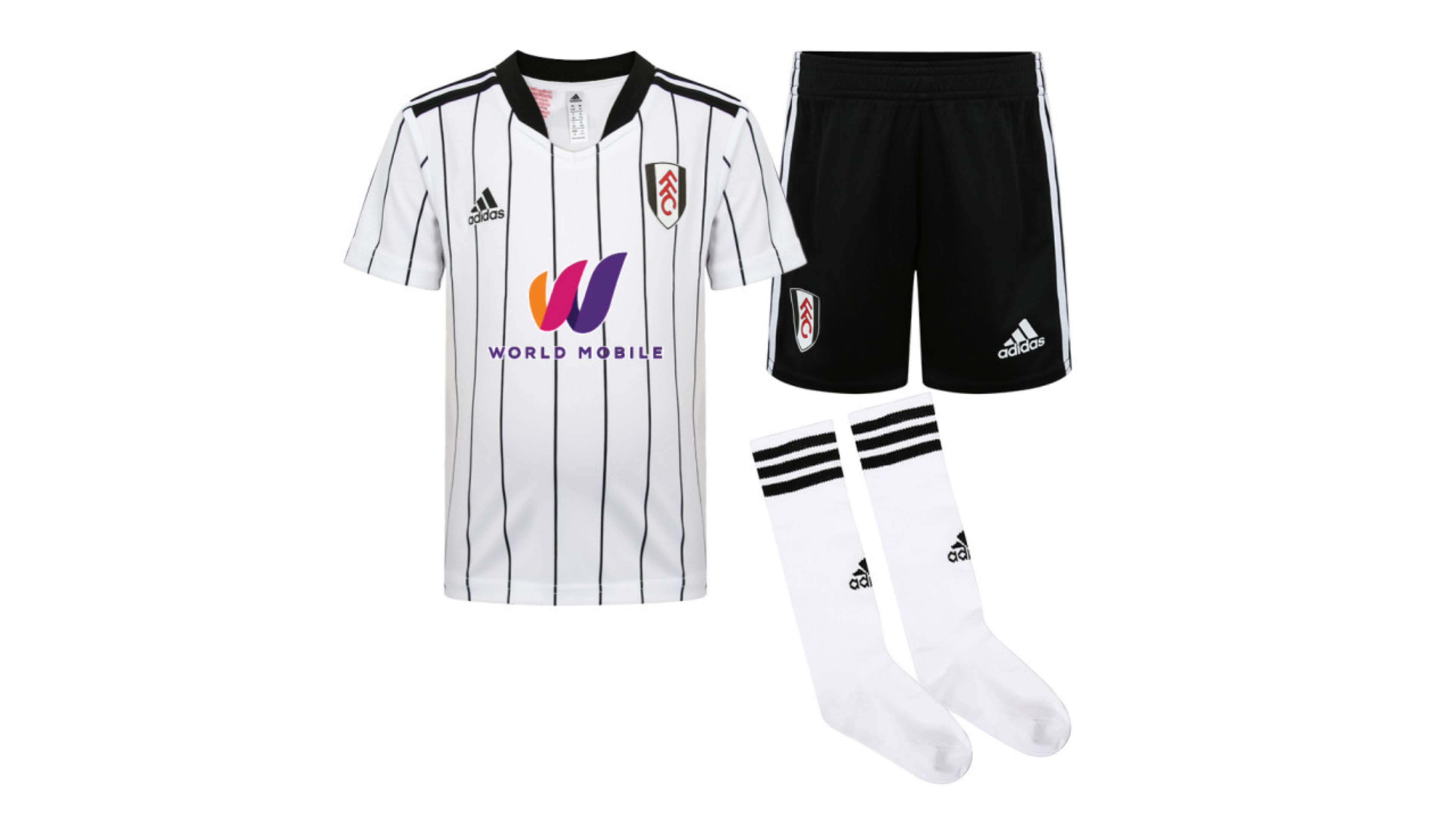 adidas Fulham 2021/22 home kit for infant and child
