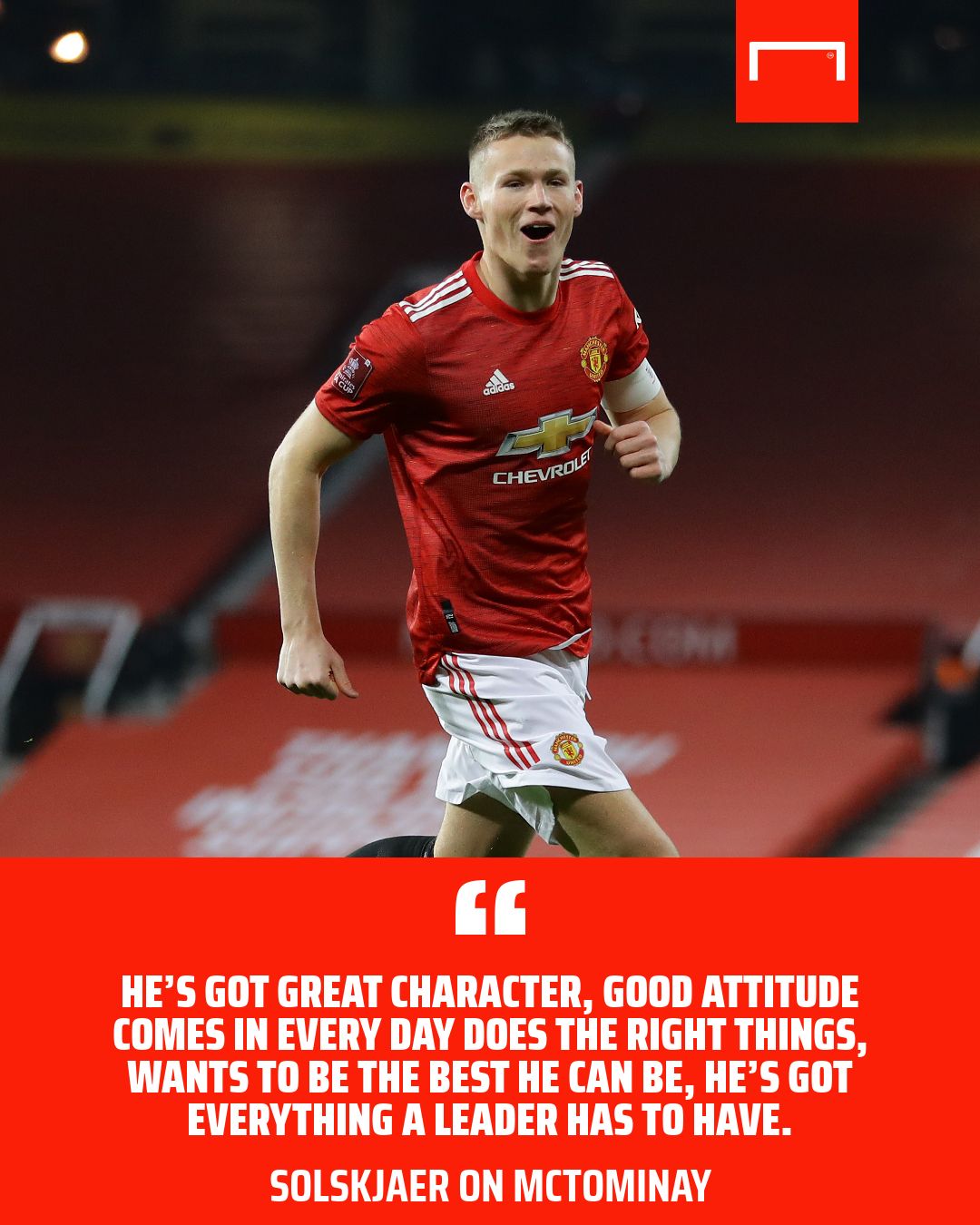 GFX Solskjaer on McTominay