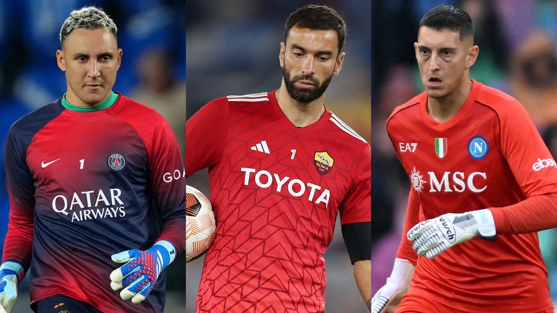 Keylor Navas Rui Patricio Gollini