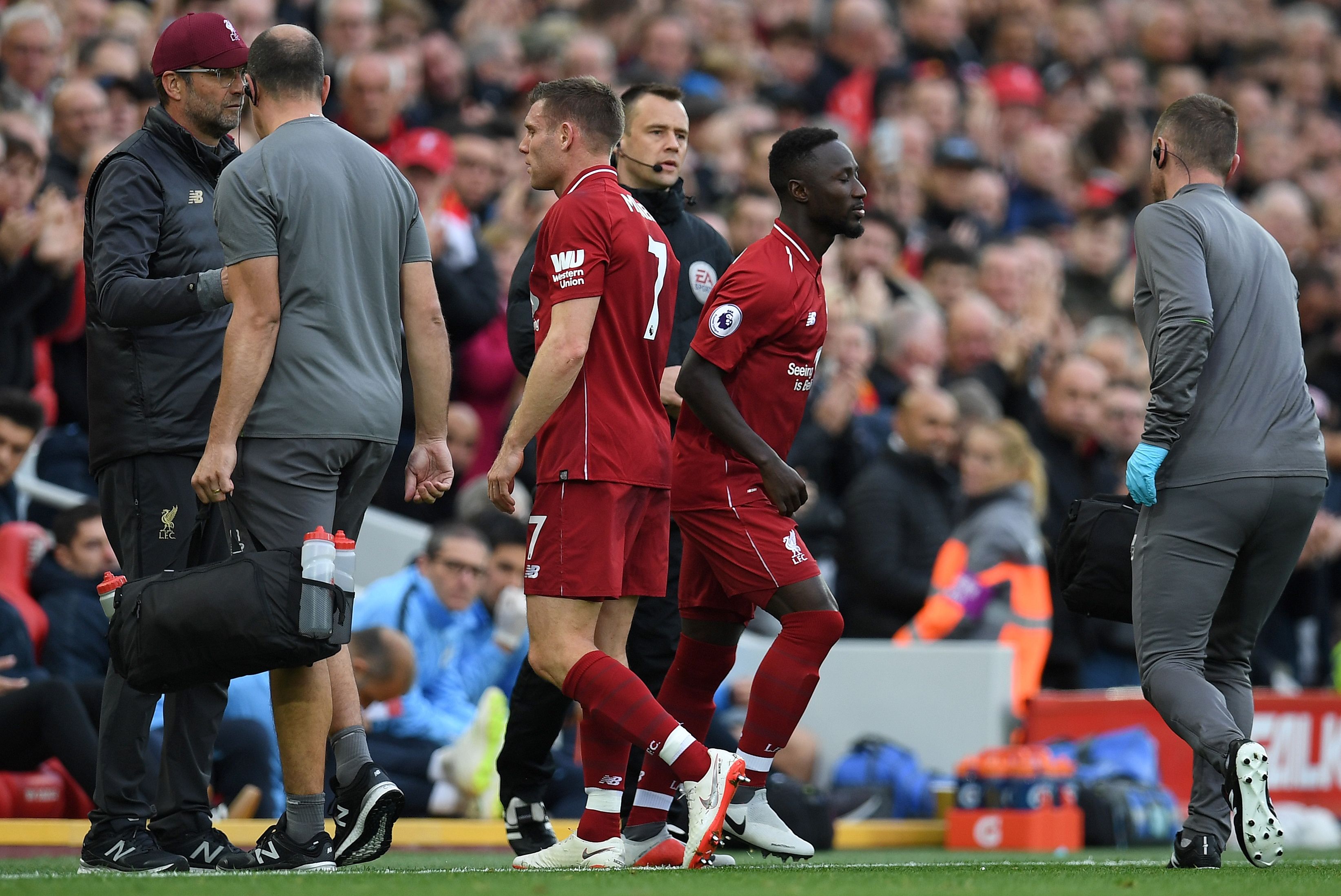 Liverpool vs Manchester City EPL Keita Milner