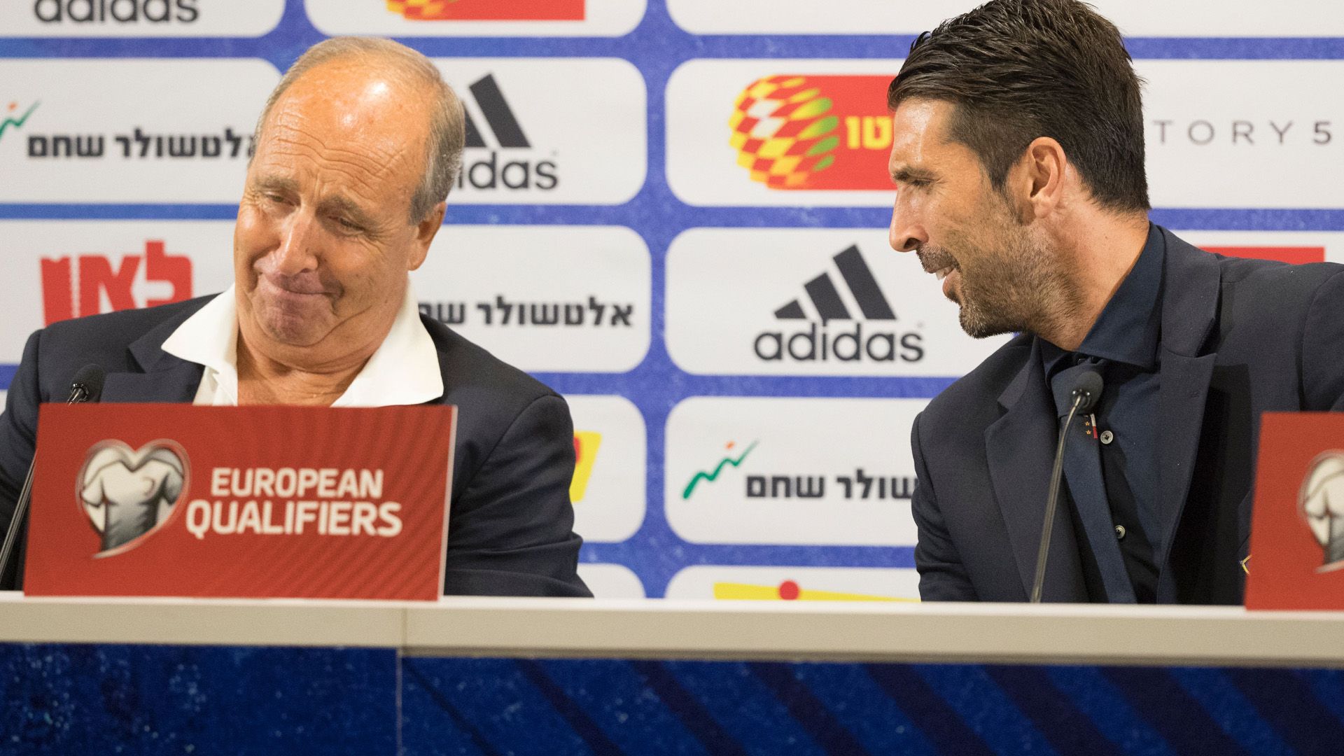 Gianluigi Buffon Giampiero Ventura Italy