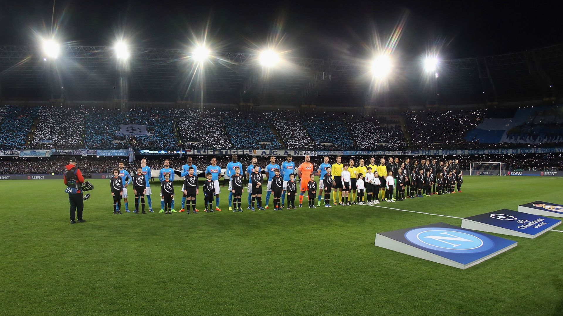 San Paolo Stadium Napoli Real Madrid UEFA Champions League 03072017