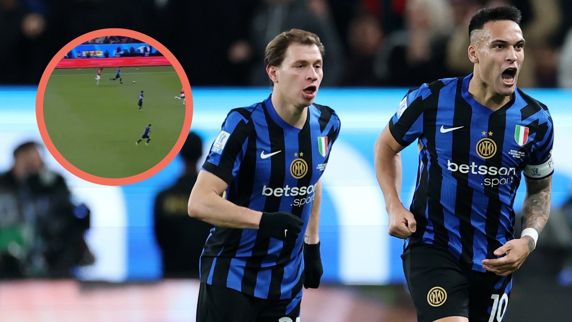 Inter Milan gol rimessa laterale