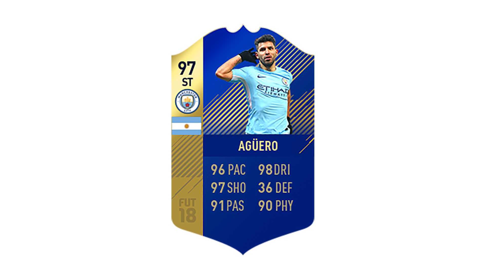 FIFA 18 Ultimate Team of the Season Aguero