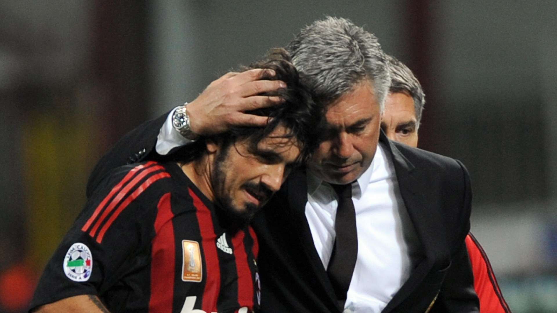 Carlo Ancelotti Gennaro Gattuso Milan