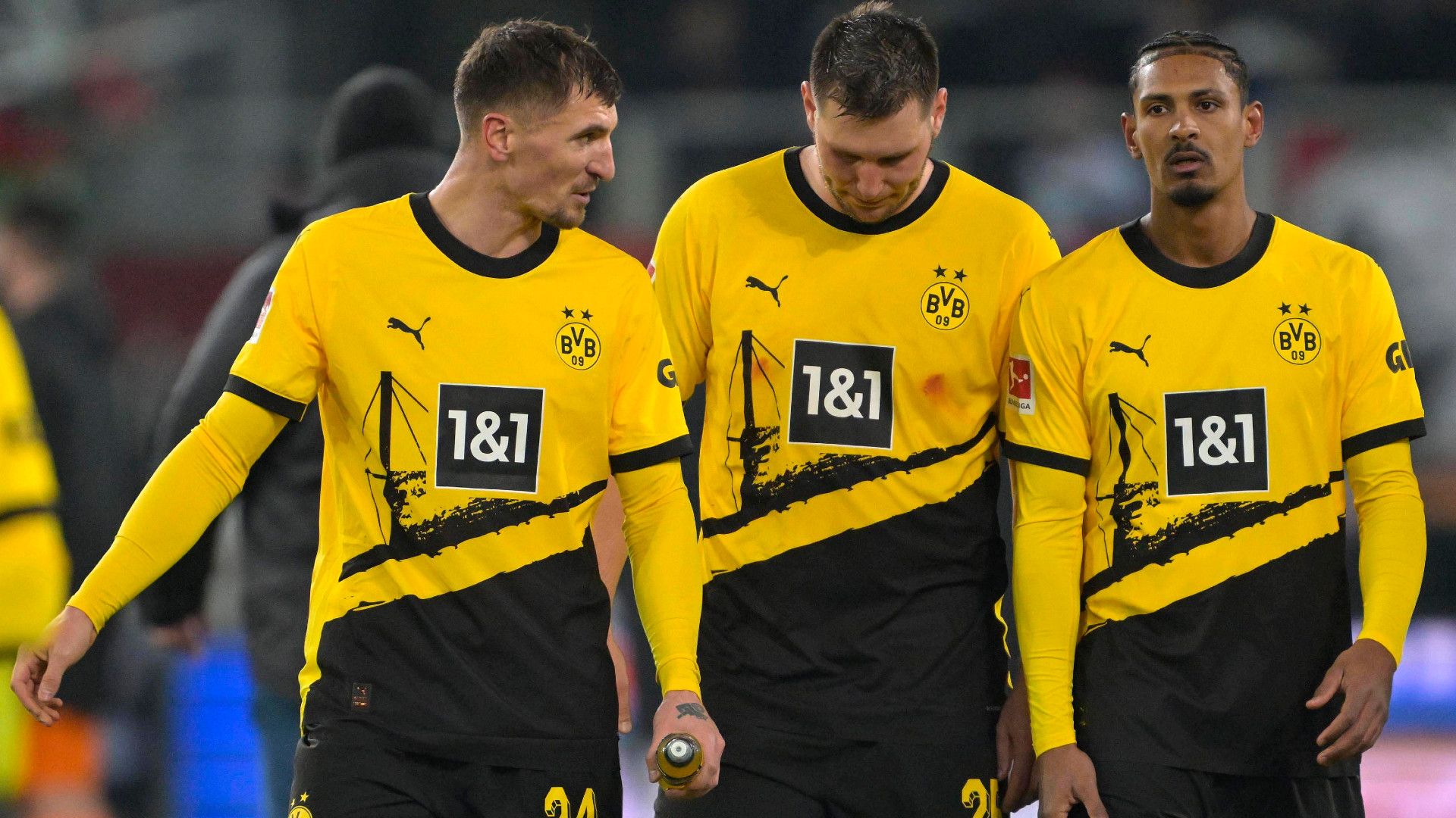 GERMANY ONLY: THOMAS MEUNIER NIKLAS SÜLE SEBASTIEN HALLER BORUSSIA DORTMUND