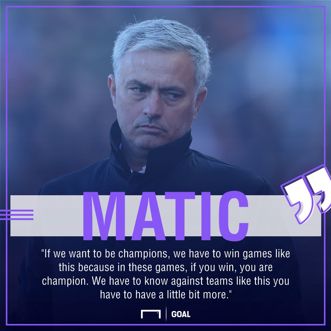 Nemanja Matic Manchester United Stoke title