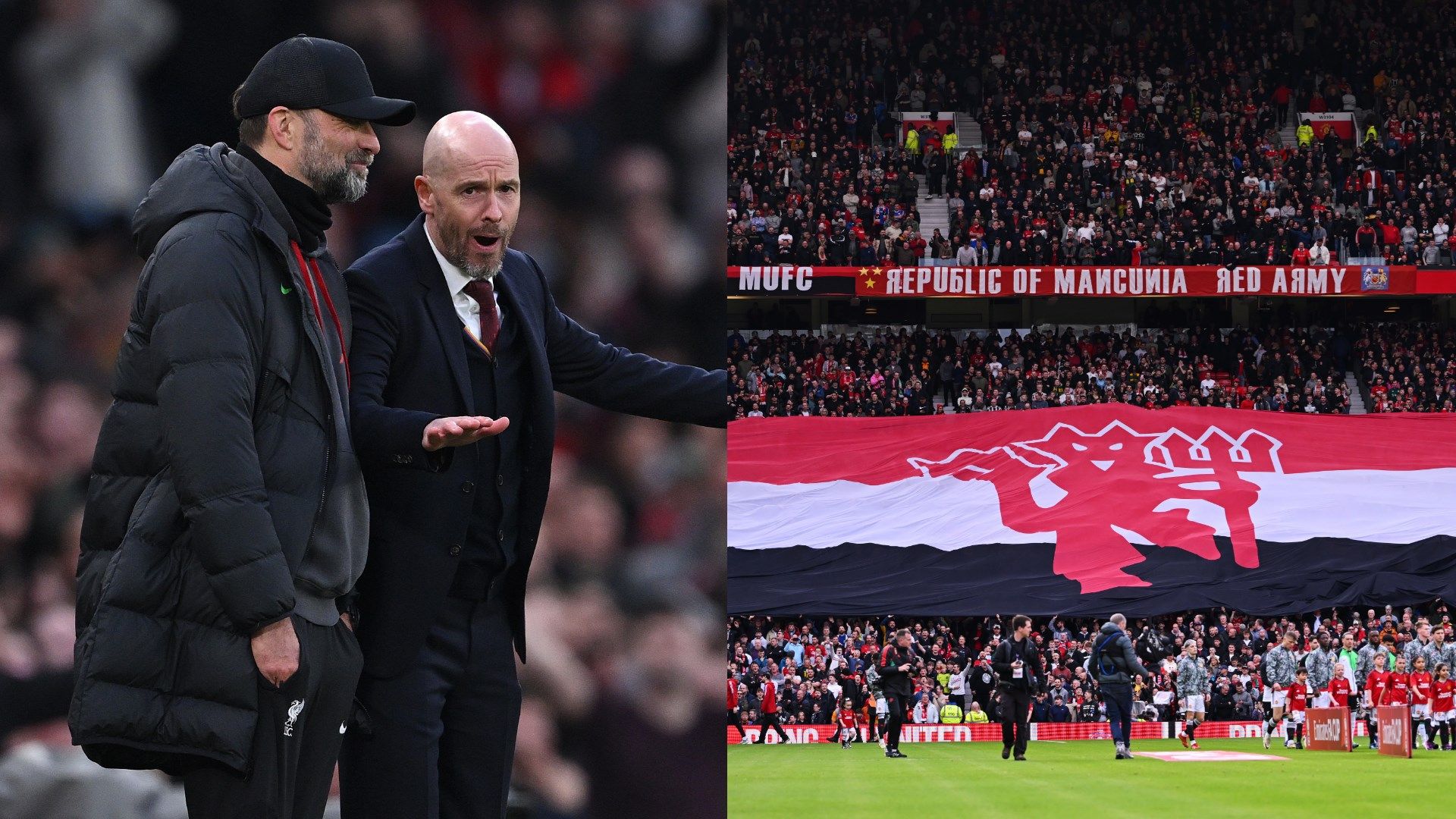 Klopp & Ten Hag/fans
