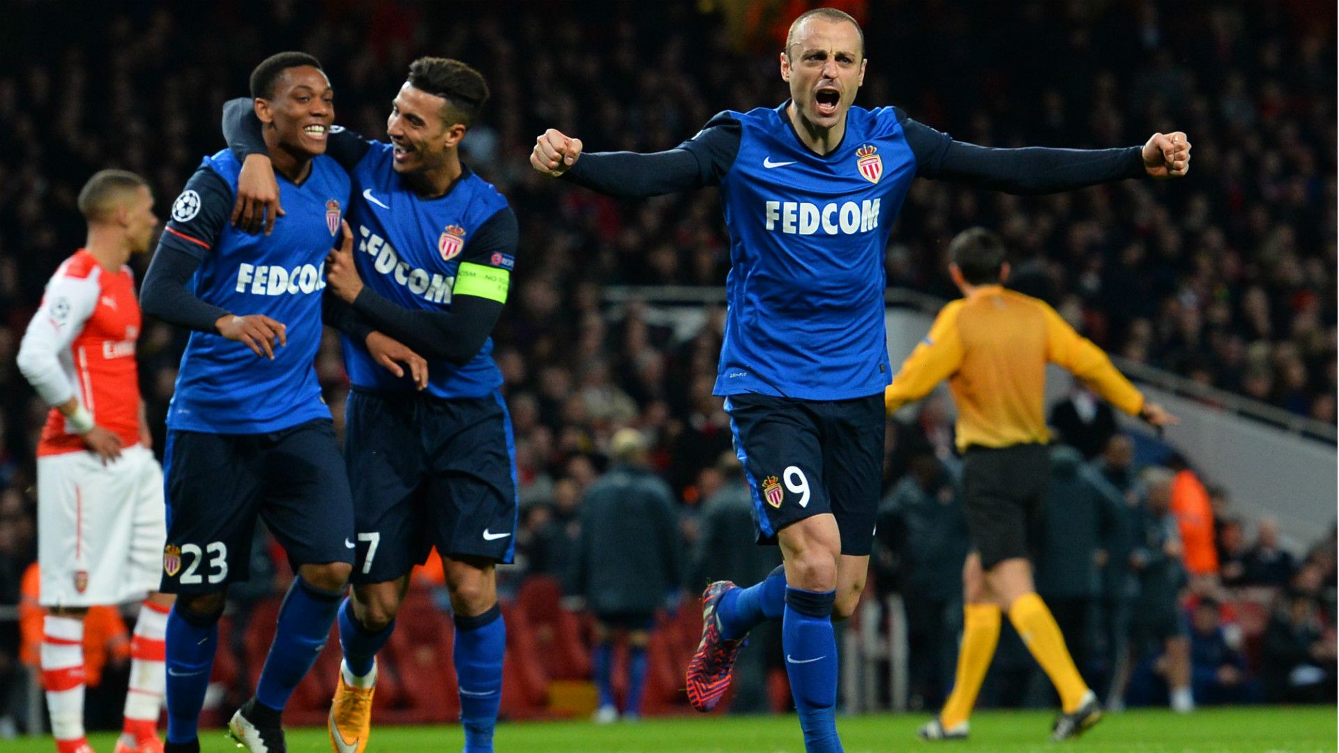 Dimitar Berbatov Arsenal Monaco Champions League 25022015