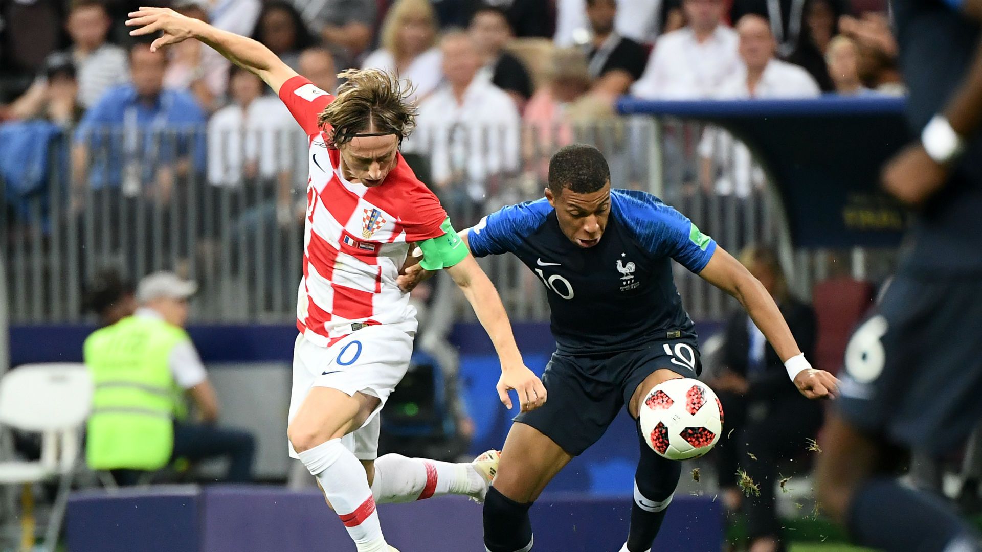 france croatia - kylian mbappe luka modric -world cup final - 15072018