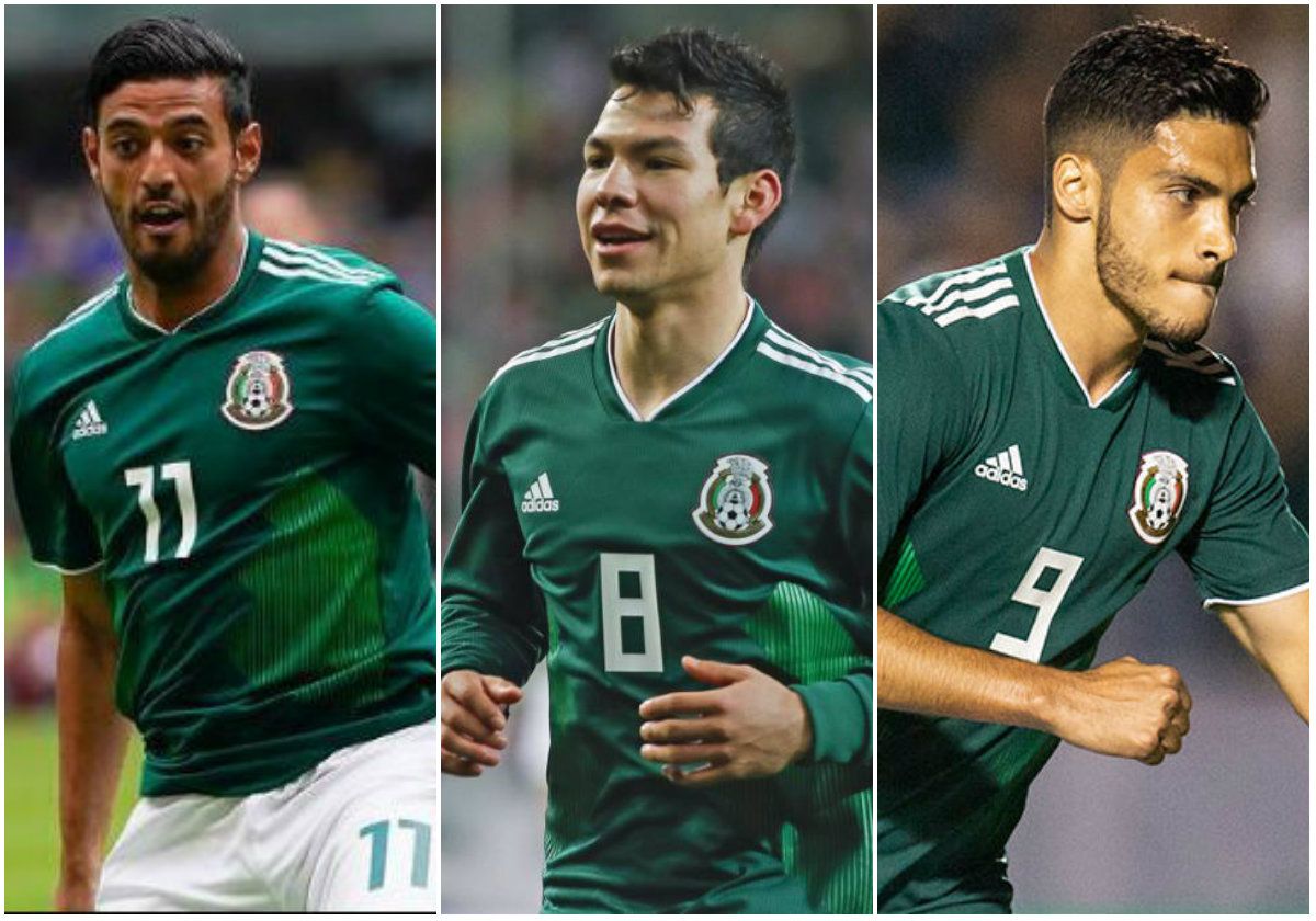 Carlos Vela Hirving Lozano Raúl Jiménez 030119