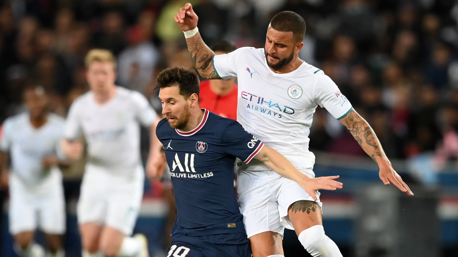 Kyle Walker Lionel Messi