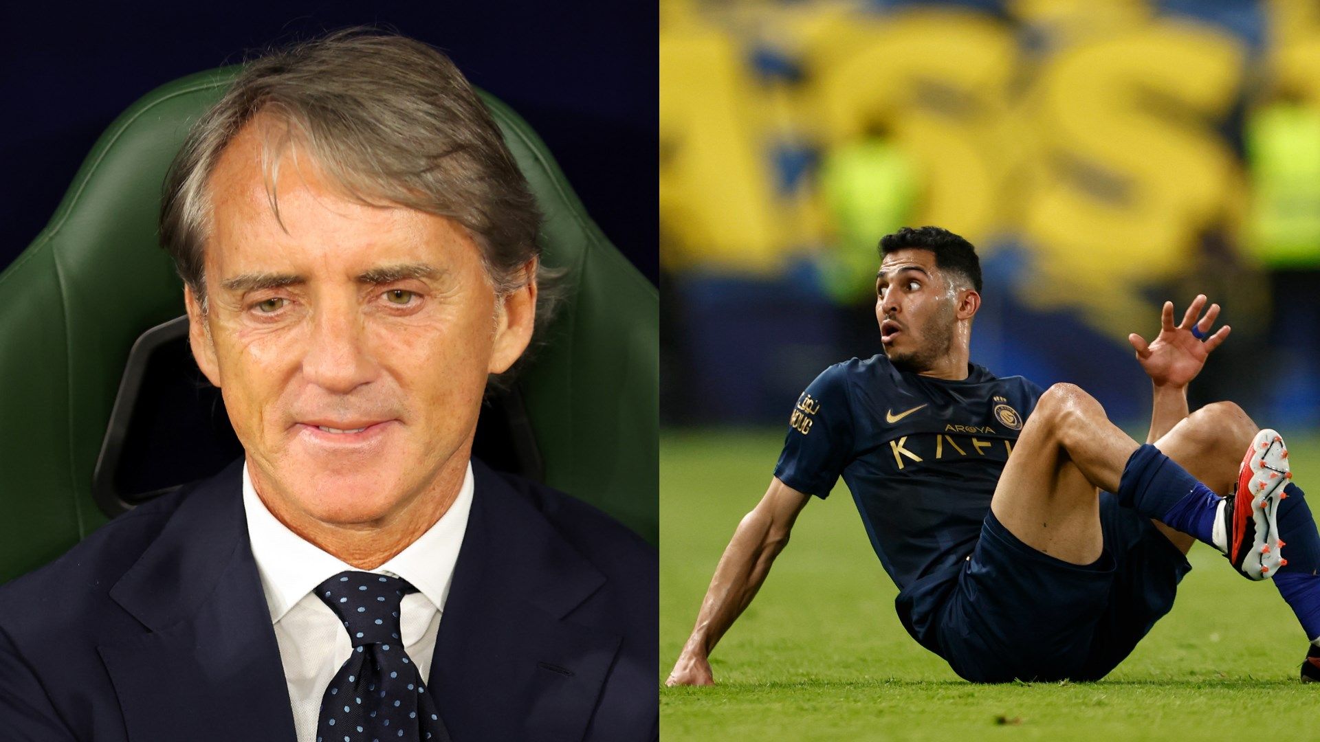 Sultan Al-Ghannam Roberto Mancini Saudi 2023 Nassr