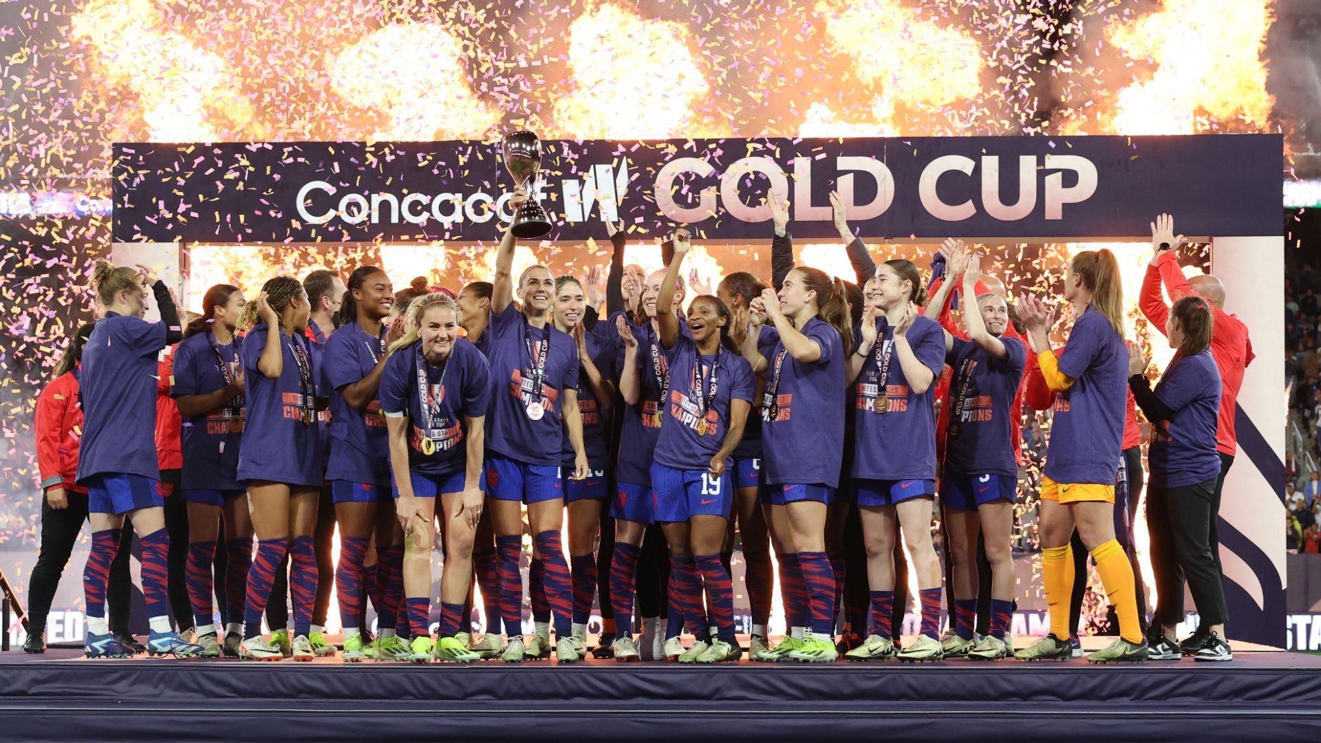 Estados Unidos Copa Oro W campeonas