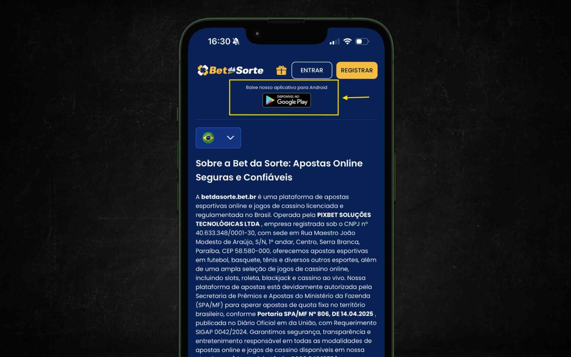 bet da sorte app baixar