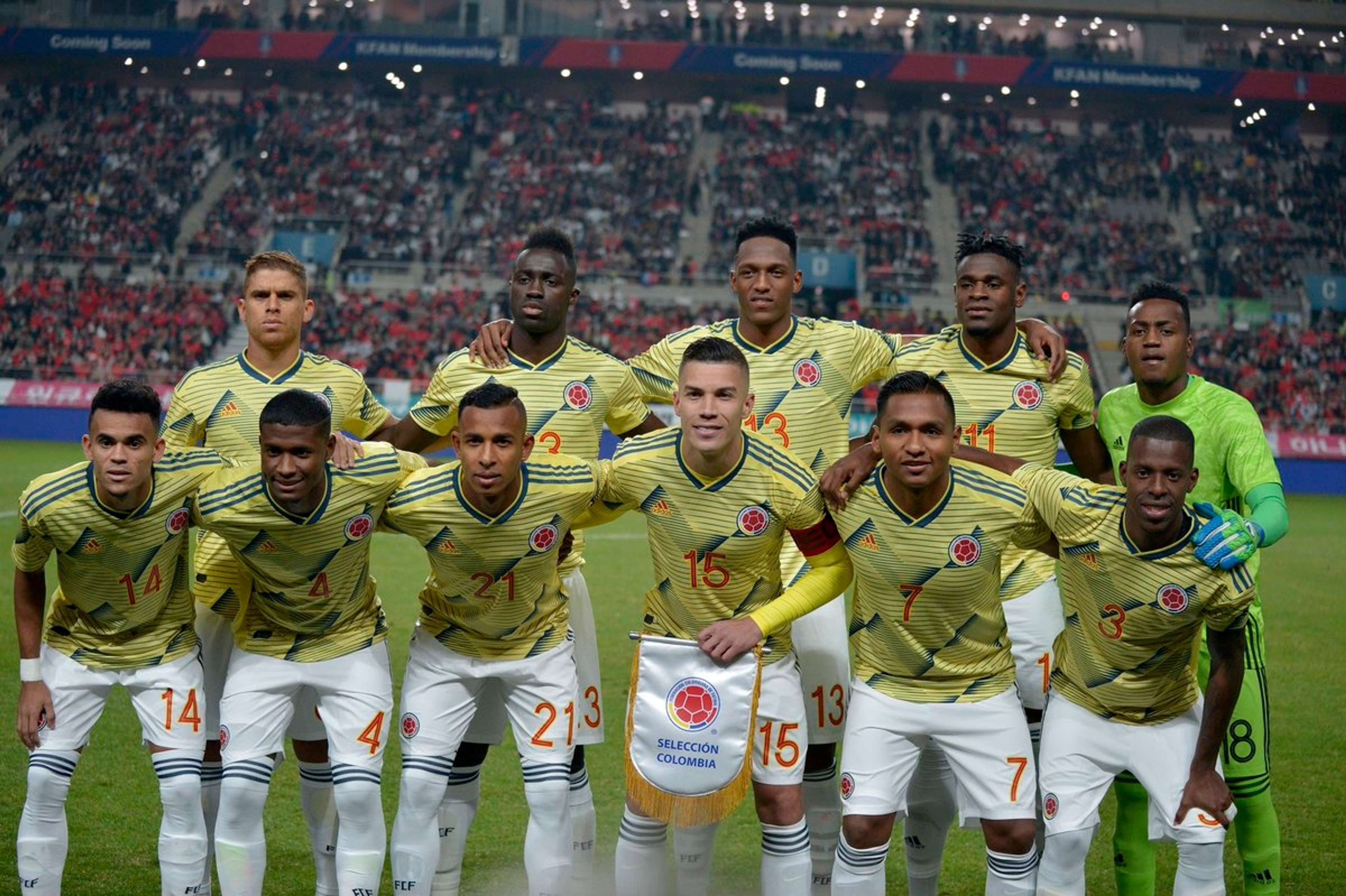 Selección Colombia Nómina vs Corea Amistoso 2019