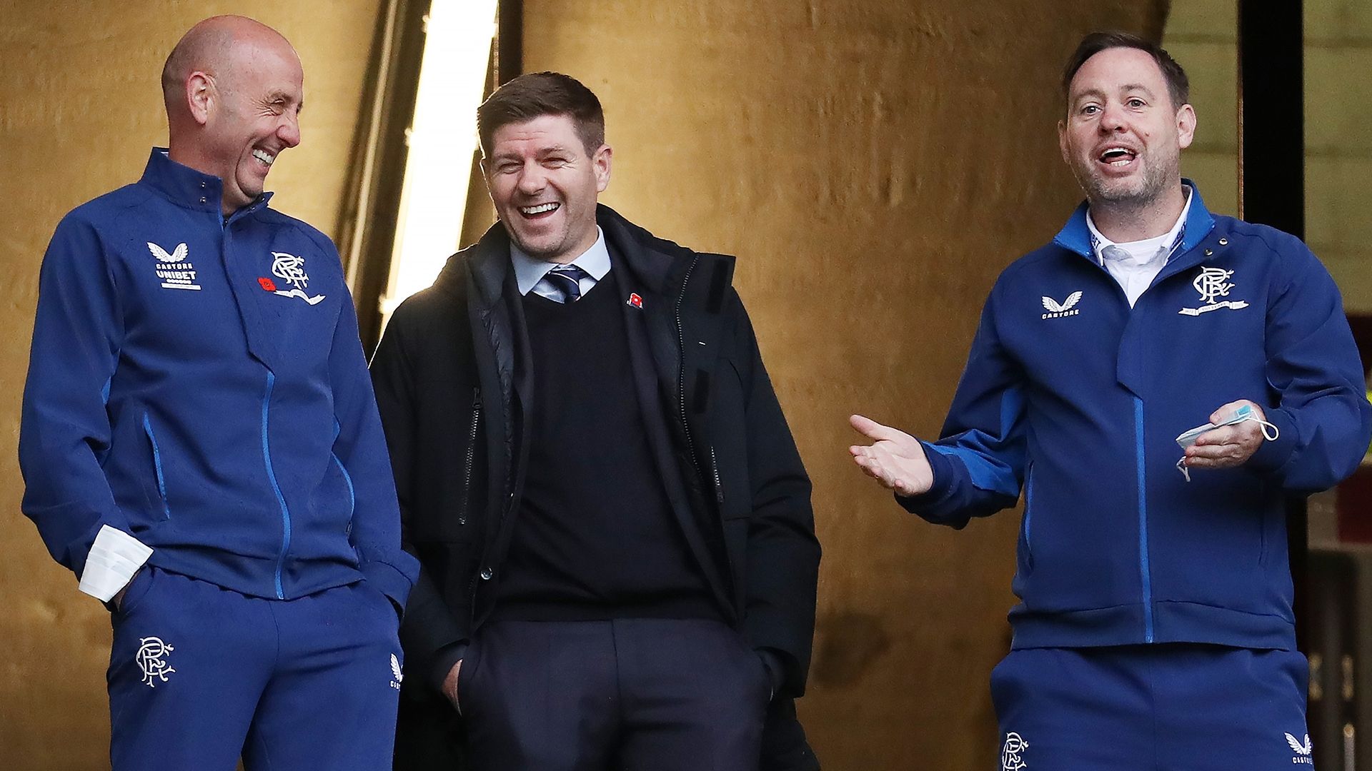 Gary McAllister Steven Gerrard Michael Beale Rangers 