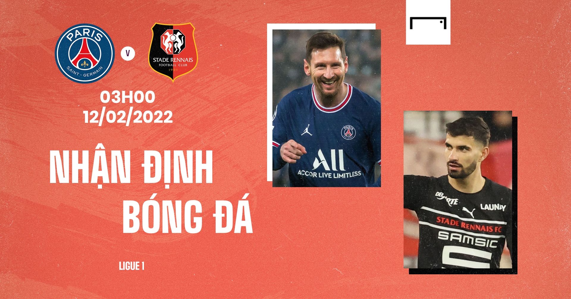 Preview PSG vs Rennes 2021-22 Ligue 1 GFX