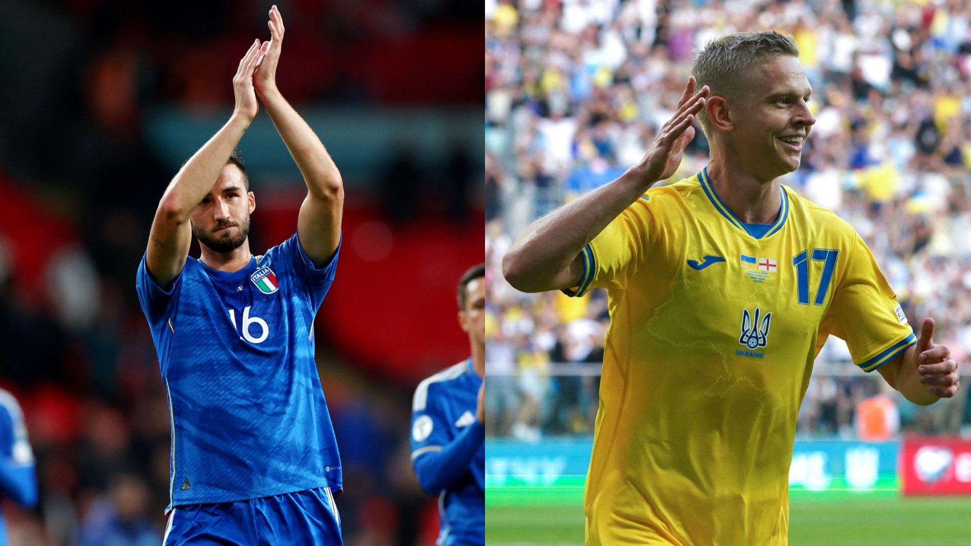 Cristante Italy Zinchenko Ukraine