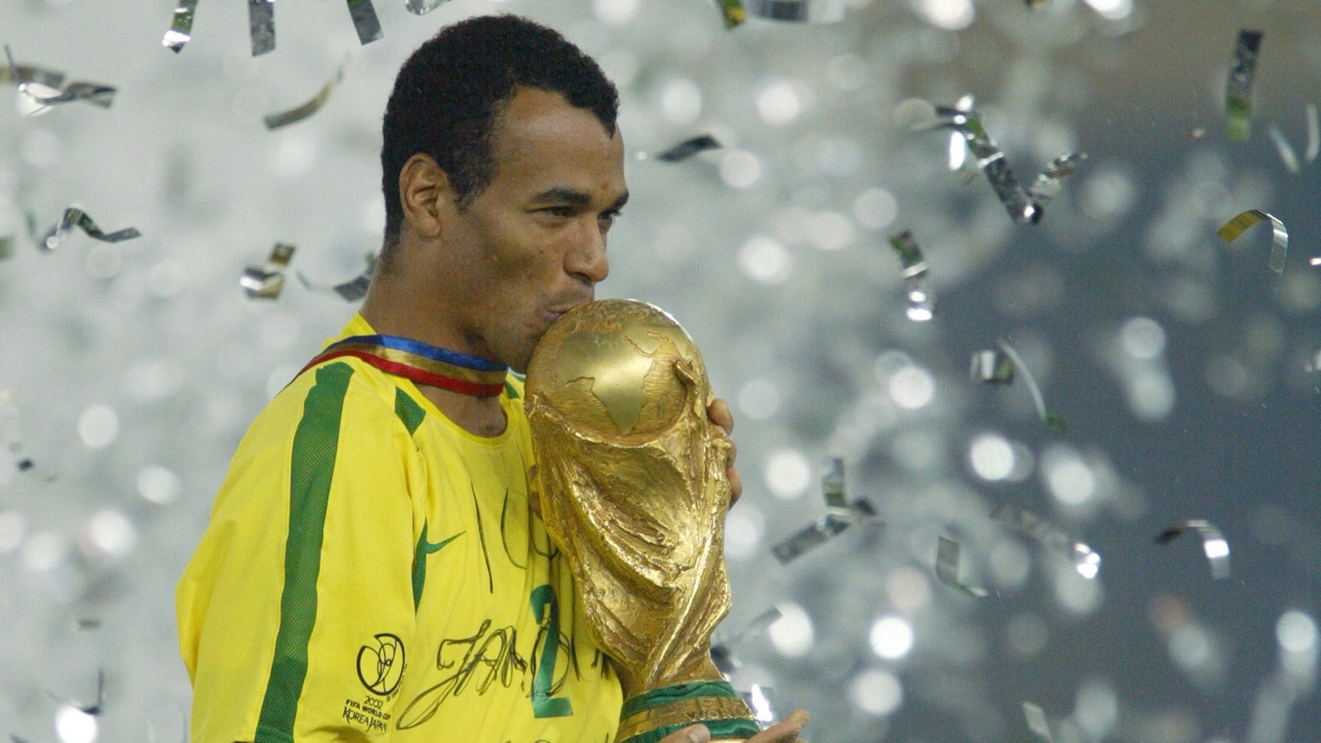 Cafu Brasil campeão Copa do Mundo 2002