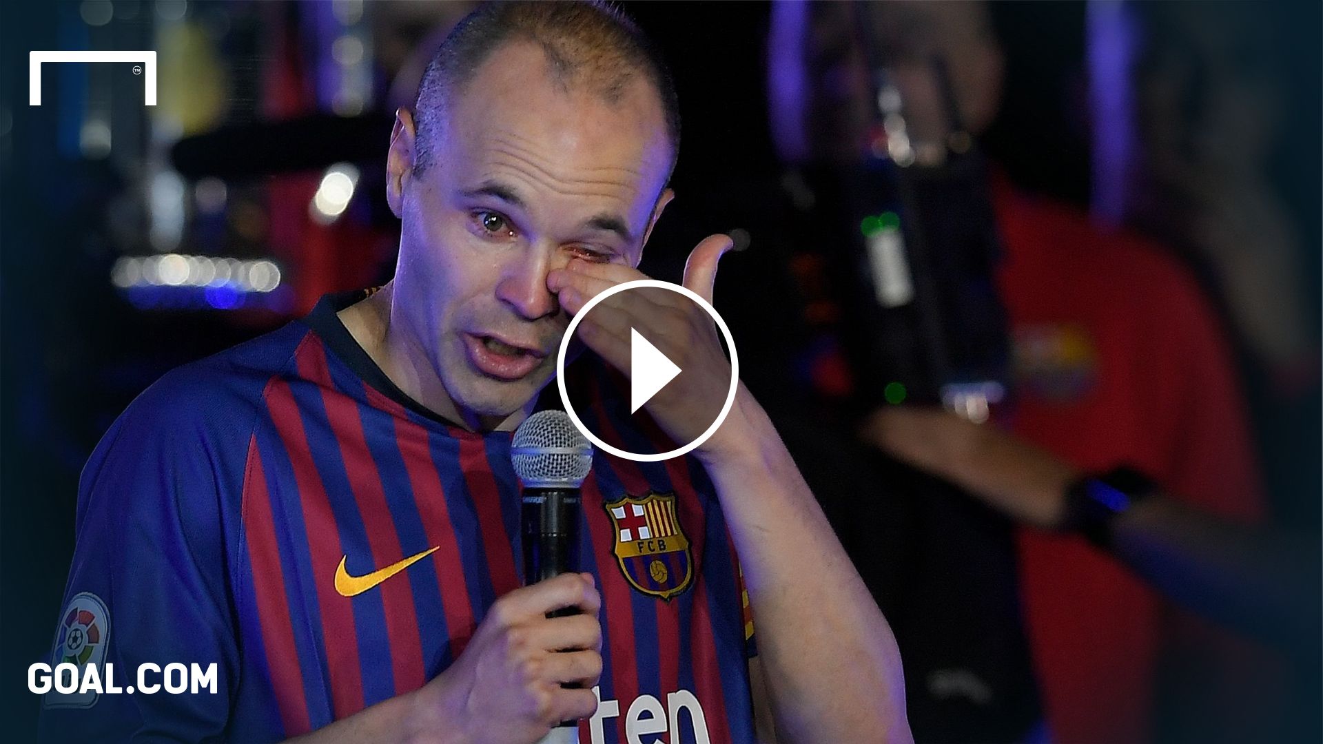 Andres Iniesta GFX Playbutton